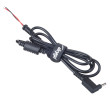 Kabel 2x0,5mm2 vodiče,DC 4,0/1,35 zástrčka úhlový černá 1,2m