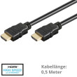 Kabel HDMI 1.4 HDMI vidlice, z obou stran 0,5m černá