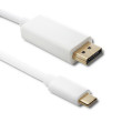 Adaptér DisplayPort 1.2,HDCP,USB 3.1 1m bilá