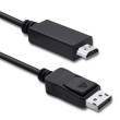 Kabel DisplayPort 1.2 DisplayPort vidlice, HDMI vidlice 3m