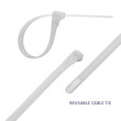 Cable tie multi use L: 300mm W: 7.2mm polyamide natural 50pcs.