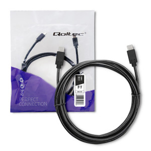 Kabel USB 3.1 USB C vidlice,z obou stran 3m černá