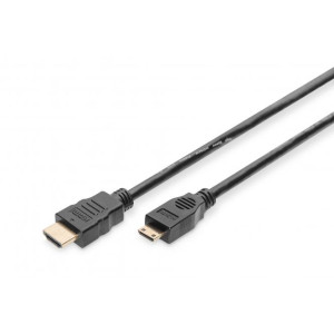 Kabel HDMI 1.3 HDMI mini vidlice - HDMI vidlice 2m černá