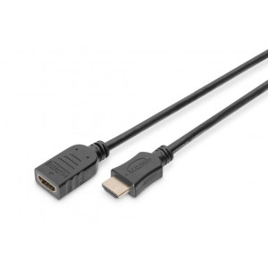 Kabel HDMI 1.4 HDMI zásuvka HDMI vidlice 5m černá