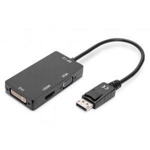 Konvertor DisplayPort 1.2,HDMI 1.4 0,2m černá