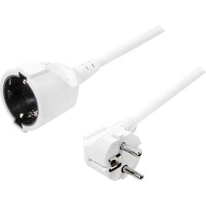 Prodlužovací síťový kabel Zásuvky: 1 bílá 3m 16A