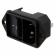 Konektor IEC 60320,napájecí AC C14 (E), s vypínačem zásuvka