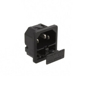 Konektor IEC 60320,napájecí AC 6200 C14 (E),1x pojistka 10A
