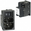 Konektor IEC 60320,napájecí AC KMF zásuvka vidlice 10A 0,4mH