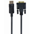 Kabel DisplayPort vidlice,DVI-D (24+1) vidlice 1m černá