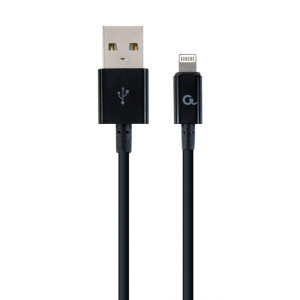 Kabel USB 2.0 vidlice Apple Lightning,USB A vidlice zlacený
