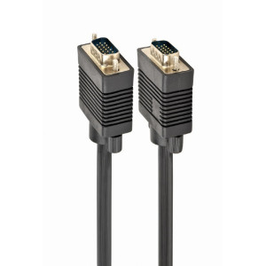 Kabel D-Sub 15pin HD vidlice,z obou stran černá 1,5m