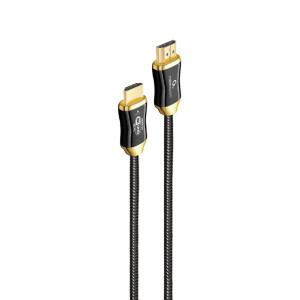 Kabel HDMI 2.1 HDMI vidlice,z obou stran PA 5m černá Žíla: Cu