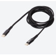USB C - USB C kabel propojovací černý 1.5m