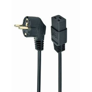 Kabel 3x1,5mm2 CEE 7/7 (E/F) úhlová vidlice,IEC C19 zásuvka