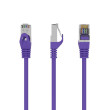 Patch cord F/UTP 6 lanko CCA PVC fialová 5m RJ45 vidlice
