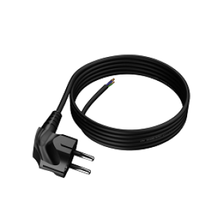 Kabel 3x1mm2 PVC 4m černá 16A 250V