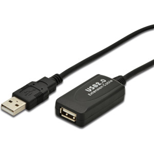 Repeater USB USB 2.0 USB A zásuvka,USB A vidlice 5m blistr