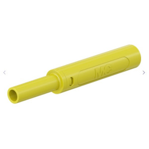Konektor: banánek 4mm zásuvka 32A 1kV L: 65mm žlutá izolované