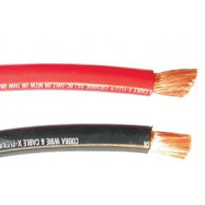 Napájecí kabel Cu 2AWG (50mm2) červený 5m