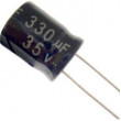 330u/35V 105° 10x13x5mm, elektrolyt.kondenzátor radiální