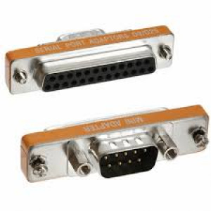 Adaptér D-Sub vidlice 9pin - zásuvka 25pin