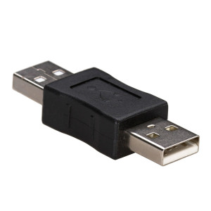 Adaptér USB 2.0 USB A vidlice,z obou stran niklovaný