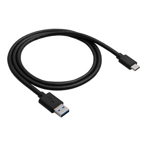 Kabel USB 3.0 USB A vidlice,USB C vidlice niklovaný 0,5m