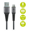 Kabel USB 2.0 USB A vidlice,USB B micro vidlice 2m 480Mbps