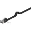 Patch cord U/UTP 6 lanko Cu PVC černá 3m 32AWG