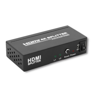 Rozbočovač HDMI 1.4 Barva: černá Vst: DC zásuvka,HDMI zásuvka