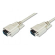 Kabel D-Sub 15pin HD vidlice,z obou stran šedá 1,8m