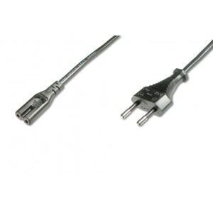 Kabel CEE 7/16 (C) vidlice,IEC C7 zásuvka 1,8m Zásuvky: 1