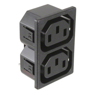 Konektor IEC 60320,napájecí AC C13 (F) rozbočka pájení 10A