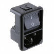 Konektor IEC 60320,napájecí AC C14 (E), s vypínačem zásuvka