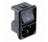 Konektor IEC 60320,napájecí AC C14 (E), s vypínačem zásuvka