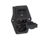 Konektor IEC 60320,napájecí AC C14 (E) zásuvka vidlice 10A