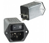 Konektor IEC 60320,napájecí AC C14 (E), s filtrem, s vypínačem