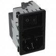 Konektor IEC 60320,napájecí AC KMF zásuvka vidlice 2A 250VAC