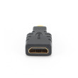 Adaptér HDMI zásuvka,HDMI micro zástrčka Barva: černá