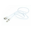 Kabel magnetický,USB 2.0 USB A vidlice,USB C vidlice 1m bílá