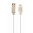 Kabel USB 2.0 vidlice Apple Lightning,USB A vidlice 1m bílá
