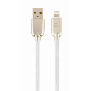 Kabel USB 2.0 vidlice Apple Lightning,USB A vidlice 1m bílá