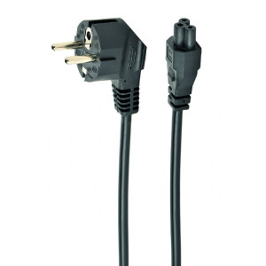 Kabel 3x0,75mm2 CEE 7/7 (E/F) úhlová vidlice,IEC C5 zásuvka