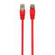 Patch cord F/UTP 5e lanko CCA PVC červená 2m 26AWG tienený