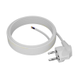 Kabel 3x1mm2 PVC 5m bílá 16A 250V