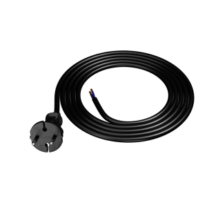 Kabel 2x1,5mm2 CEE 7/17 (C) vidlice,vodiče PUR 2m černá 16A