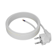 Kabel 3x0,75mm2 PVC 5m bílá 16A 250V