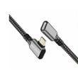 Kabel USB 3.2 Gen 2 USB C zásuvka,USB C úhlová zástrčka 2m