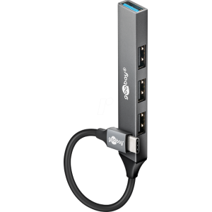 Hub USB USB A zásuvka x4,USB C vidlice USB 2.0,USB 3.2 PnP
